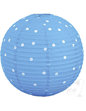 Eglo Pendelleuchte,  Rund Blau mit Punkten 40cm Durchmesser