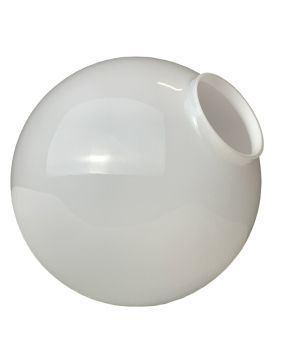Kugel Ersatzglas Ø135mm Lochöffnung Ø40mm weiß glänzend Opalglas Kugelglas