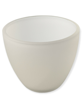 Lampenschirm Tulpe - G9 Opalglas weiß matt Ersatzglas