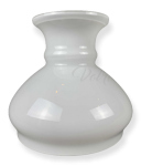 Petroleumschirm Vestaschirm Bauch Ø185mm Ringauflage Ø150mm Opalglas weiß glänzend
