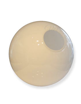 Kugel Ersatzglas Ø400mm Lochöffnung Ø123mm weiß glänzend Opalglas Kugelglas