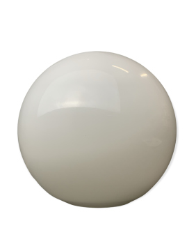 Kugel Opal weiß glänzend Ø200mm Lochaufnahme Ø80mm