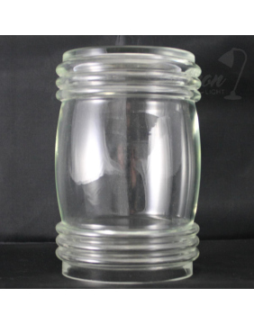 Lampenglas Ersatzglas Ø100mm Höhe 150mm klar Klarglas...