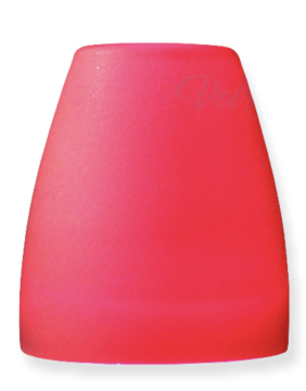 Lampenglas Ersatzglas Ø58mm Höhe 65mm Loch Ø22mm G9 rot matt Tulpe Leuchtenglas