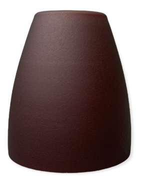 Lampenschirm Tulpe - G9, Opalglas matt bordeaux rot