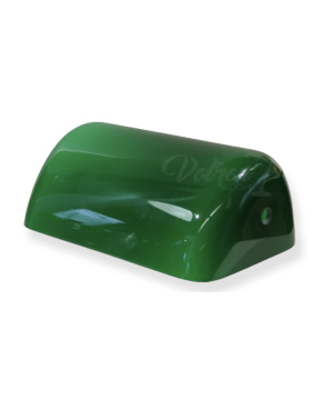 Ersatzglas für Bankerleuchte Opal grün Breite...