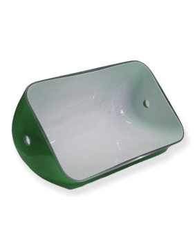 Ersatzglas für Bankerleuchte Opal grün Breite...