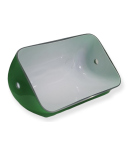 Ersatzglas für Bankerleuchte Opal grün Breite 230mm Tiefe 138mm Höhe 86mm