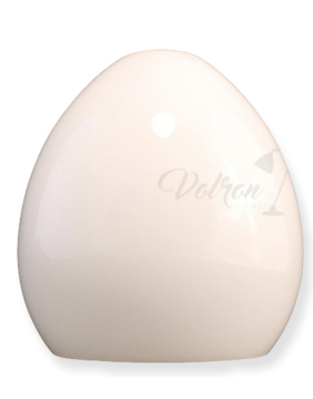 Lampenschirm Tulpe Opal weiß glänzend Höhe 180mm Ø175mm