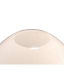 Lampenglas Ersatzglas Ø175mm Höhe 180mm Loch Ø42mm E27 weiß glänzend Tulpe Opalglas Leuchtenglas