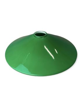 Schusterschirm Ersatzglas Ø300mm Höhe 75mm Kragen innen Ø44mm E27 grün glänzend Opalglas Pendelschirm