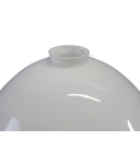 Lampenglas Ersatzglas Ø390mm Höhe 150mm Kragen Ø57mm weiß glänzend Glocke Kronenschirm Opalglas Leuchtenglas