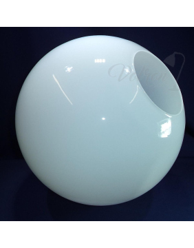 Kugel Opal weiß glänzend Ø350mm Lochaufnahme Ø120mm