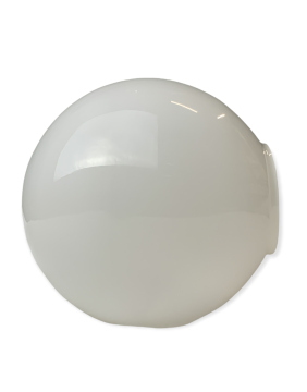 Opal Kugel Ø135mm weiß glänzend (Loch 55mm)