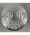 Gewindeglas Keller- und Außenleuchten Ø150mm Gewinde 84,5mm "Rings" klarglas Ersatzglas