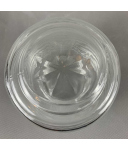 Gewindeglas Keller- und Außenleuchten Ø125mm Gewinde 84,5mm "Barrel" Klarglas Ersatzglas