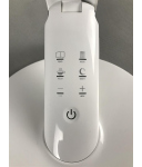 Micasa LED Tischleuchte 8W Schreibtischleuchte Leselampe dimmbar USB-Anschluss weiß