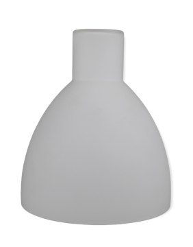 Lampenglas Ersatzglas Ø192mm Höhe 217mm Loch Ø39mm weiß matt Opalglas Pendelschirm