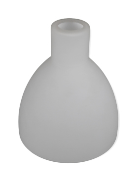 Lampenglas Ersatzglas Ø192mm Höhe 217mm Loch Ø39mm weiß matt Opalglas Pendelschirm