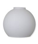 Lampenglas Ersatzglas Ø134mm Höhe 120mm Loch Ø42mm E27 weiß matt Opalglas Leuchtenglas