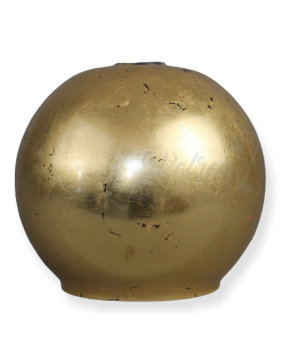 Lampenglas Ersatzglas Ø245mm Höhe 217mm Loch Ø45mm Gold...