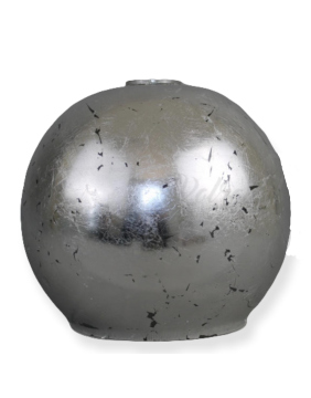 Halb-Kugel Pendelleuchtenglas Höhe 217mm Ø245mm Silber...