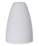 Lampenglas Ersatzglas Ø115mm Höhe 155mm Loch Ø30mm E14 weiß mattTulpe Opalglas Leuchtenglas