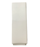 Lampenglas Ersatzglas Ø90mm Höhe 250mm Kragen Ø78mm Martin Müller Leuchte G1752 Massive weiß glänzend Quader Opalglas