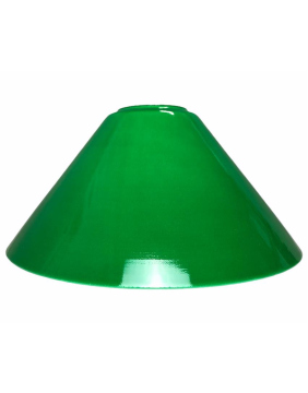 Höhe 110mm Ersatzglas Lampenschirm Glasschirm Schusterschirm grün Ø 250mm