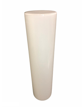 Lampenglas Ersatzglas für Steinel Ø102mm H400mm Kragen Ø80mm weiß glänzend Zylinder Opalglas Außenleuchtenglas