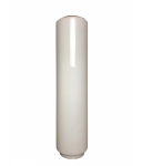 Lampenglas Ersatzglas für Steinel Ø102mm H400mm Kragen Ø80mm weiß glänzend Zylinder Opalglas Außenleuchtenglas