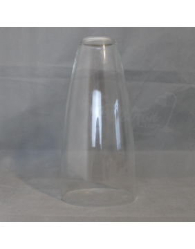 Lampenglas Ersatzglas Ø140mm Höhe 295mm Loch Ø42mm E27  klarglas Kelch Leuchtenglas 
