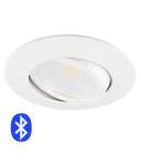 Malmbergs Smart Home Bluetooth LED Einbauleuchte Downlight MD-230 weiß 5W 500lm CCT 2700-5500K dimmbar 9974640 IP44 Alexa Google App