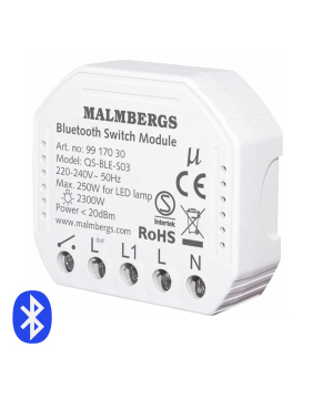 Malmbergs Smart Home Bluetooth Wandschalter Module 1 Wege...