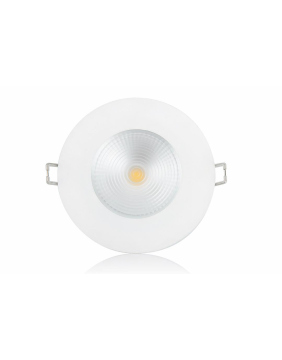 Malmbergs Smart Home Wifi RF LED Downlight Einbauleuchte Slim Weiß rund 12cm 6W 450lm RGB-W dimmbar 9974605 IP44 Alexa Google App