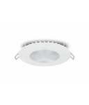 Malmbergs Smart Home Wifi RF LED Downlight Einbauleuchte Slim Weiß rund 12cm 6W 450lm RGB-W dimmbar 9974605 IP44 Alexa Google App