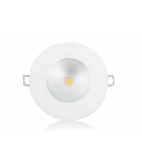 Malmbergs Smart Home Wifi RF LED Downlight Einbauleuchte Slim Weiß rund 12cm 6W 450lm RGB-W dimmbar 9974605 IP44 Alexa Google App 