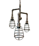 Eglo Vintage Lampe Pendelleuchte Hängeleuchte PORT SETON Antik braun E27 max. 3x60W IP20 49808
