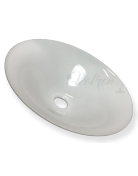 Lampenglas Ersatzglas Ø350mm Höhe 120mm Kragen Loch Ø42mm E27 weiß glänzend Glocke Opalglas Leuchtenglas