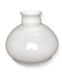 Petroleumschirm Vestaschirm Bauch Ø220mm Ringauflage Ø185mm Opalglas weiß glänzend