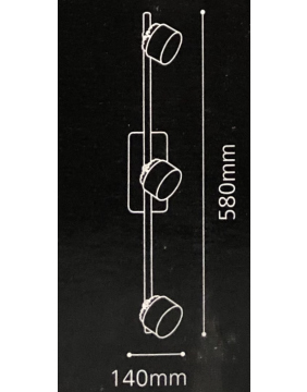 Eglo LED Deckenleuchte Deckenlampe ARMENTO 1 3-flg.nickel schwarz 3x6W 1620lm warmweiß 3000K 31483