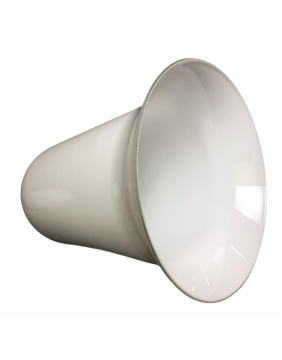 Lampenglas Ersatzglas Ø215mm Höhe 300mm Kragen Ø80mm weiß glänzend Glocke Opalglas 