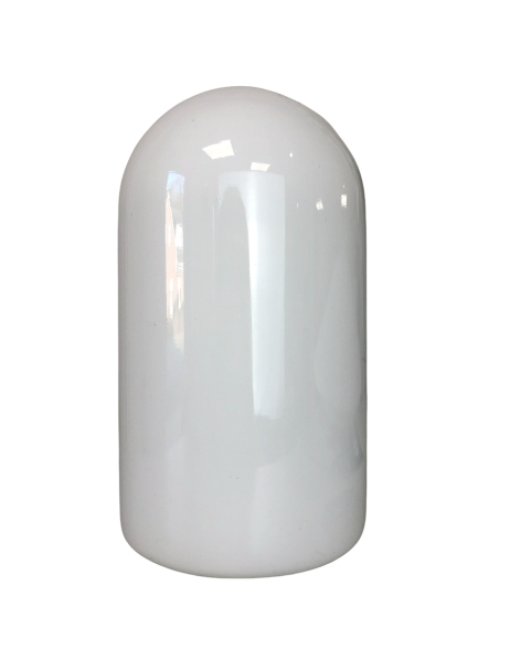Lampenglas Ersatzglas Ø70mm Höhe135mm Loch Ø42mm E27 weiß glänzend Spiegelglas Opalglas Leuchtenglas