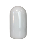 Lampenglas Ersatzglas Ø70mm Höhe135mm Loch Ø42mm E27 weiß glänzend Spiegelglas Opalglas Leuchtenglas 