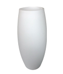 Lampenschirm Ersatzglas  Ø65mm Höhe 145mm Loch Ø38mm weiß matt Bestückungsglas Opalglas Leuchtenglas