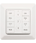 Malmbergs Smart Home RF Wand-Controller Fernbedienung DIM/CCT/RGB/SZENE 3 Zonen 9917067