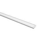Malmbergs LED Alu Profil  Einbau Einlass flach INCASSO 1m inkl. opaler + klarer Abdeckung + Endkappen zur einfachen Montage von LED- Stripes 9975104