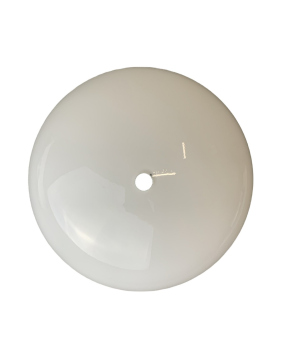 Lampenglas Ersatzglas Ø180mm Höhe 135mm Lochöffnung 10,5mm weiß glanz Glashaube Opalglas Leuchtenglas Orion 328